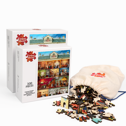 Dollhouse Dreams - Wooden Jigsaw Puzzle