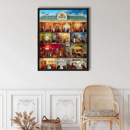 Dollhouse Dreams - Wooden Jigsaw Puzzle