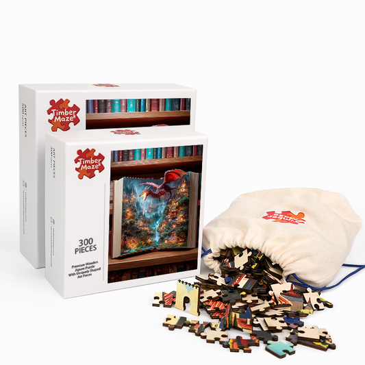 Dragon's Lair - Wooden Jigsaw Puzzle