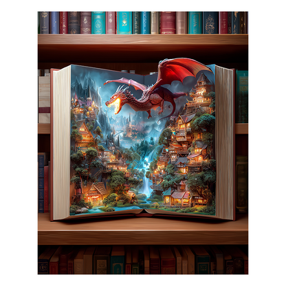Dragon's Lair - Wooden Jigsaw Puzzle