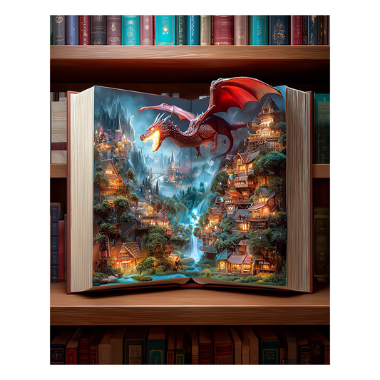 Dragon's Lair - Wooden Jigsaw Puzzle