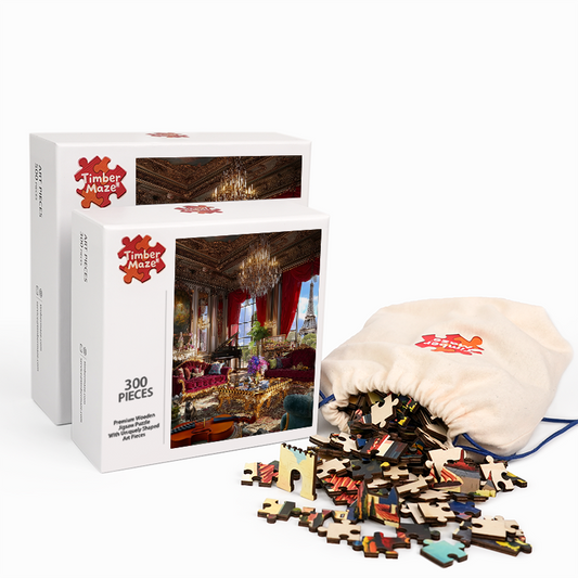 Luxury Parisian Dream - Wooden Jigsaw Puzzle