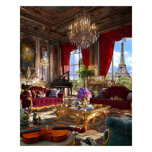 Luxury Parisian Dream - Wooden Jigsaw Puzzle