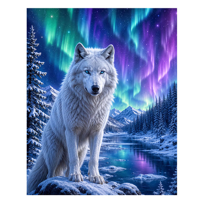 Aurora Wolf - Wooden Jigsaw Puzzle