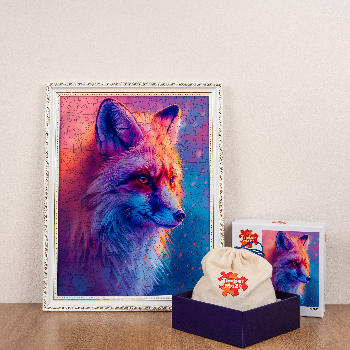 Twilight Fox - Wooden Jigsaw Puzzle
