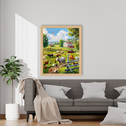 Farm Freedom - Wooden Jigsaw Puzzle
