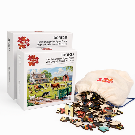 Farm Life - Wooden Jigsaw Puzzle