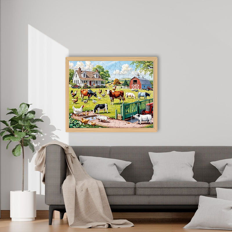 Farm Life - Wooden Jigsaw Puzzle