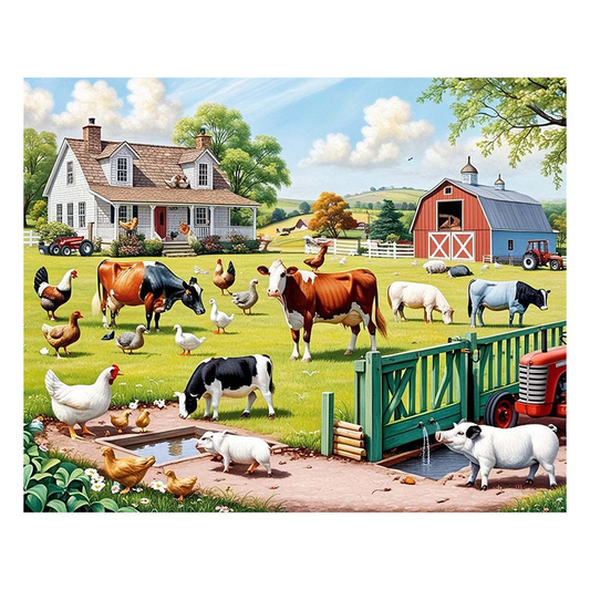 Farm Life - Wooden Jigsaw Puzzle