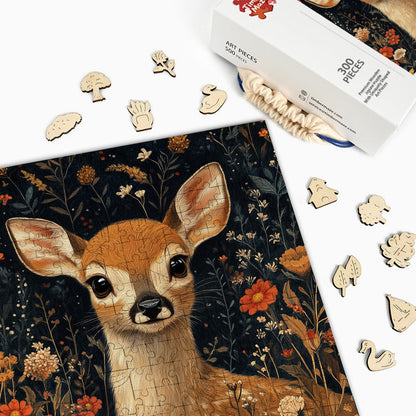 Innocent Fawn - Wooden Jigsaw Puzzle