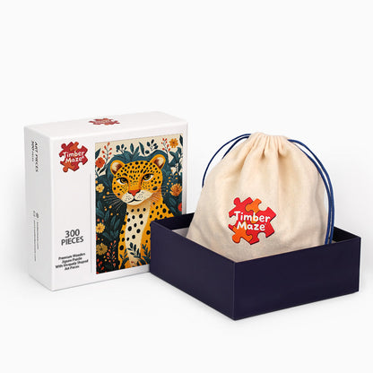 Jungle Leopard - Wooden Jigsaw Puzzle