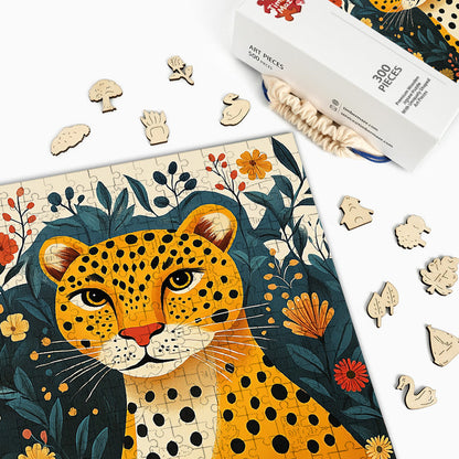 Jungle Leopard - Wooden Jigsaw Puzzle
