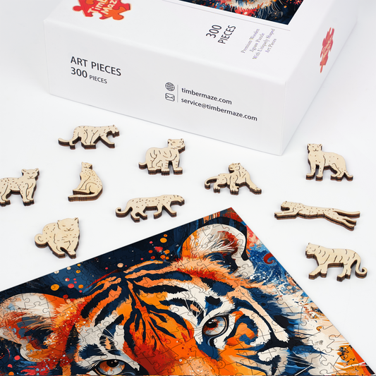 King of the forest - Wooden Jigsaw Puzzle