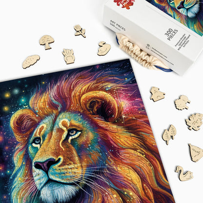 Lion Mane - Wooden Jigsaw Puzzle