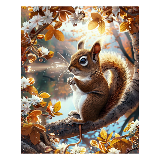 A Squirrel's Moment - Wooden Jigsaw Puzzle