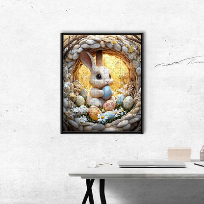 The Rabbit in the Cave - Wooden Jigsaw Puzzle