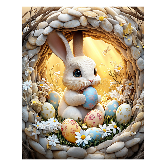 The Rabbit in the Cave - Wooden Jigsaw Puzzle