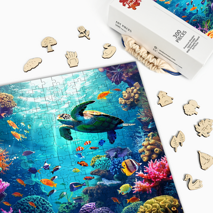 Underwater Paradise - Wooden Jigsaw Puzzle