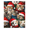 Christmas Kittens - Wooden Jigsaw Puzzle