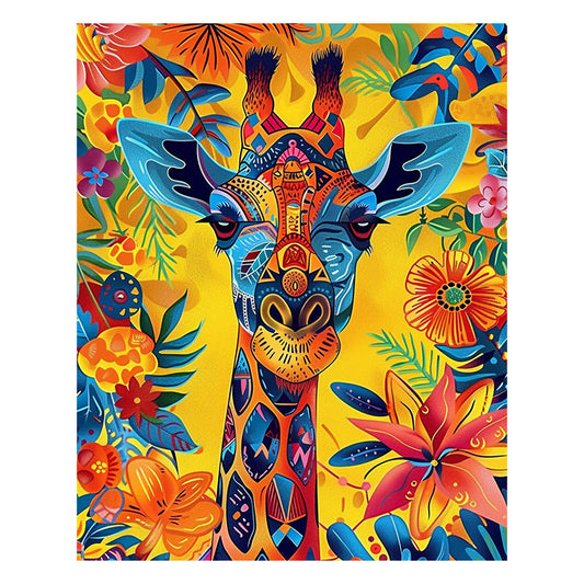 Giraffe Mosaic - Wooden Jigsaw Puzzle