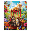 Kittens on a Chair - Wooden Jigsaw Puzzle