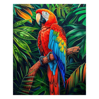 Tropical Macaw - Wooden Jigsaw Puzzle