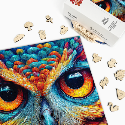 Cosmic Owl - Wooden Jigsaw Puzzle