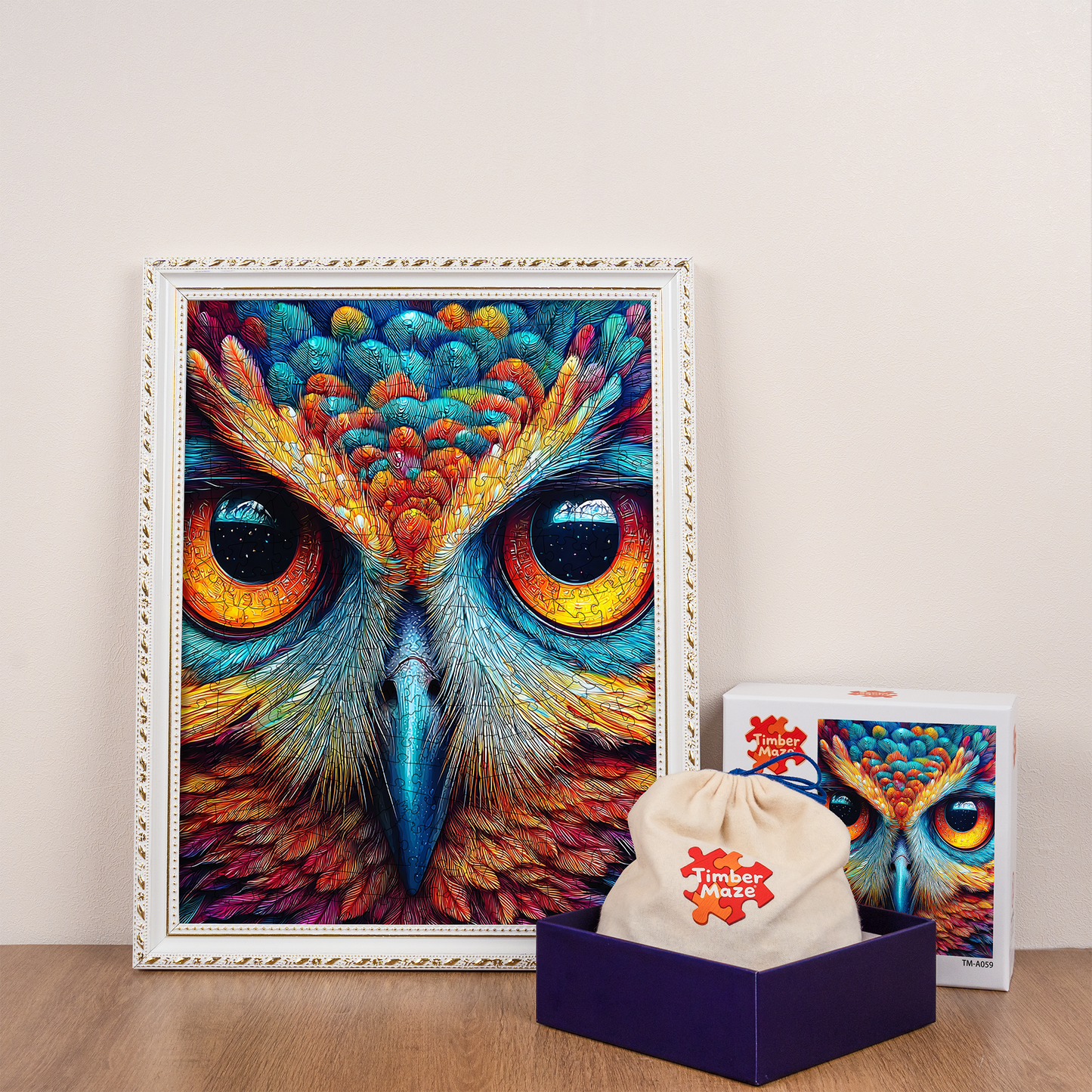 Cosmic Owl - Wooden Jigsaw Puzzle