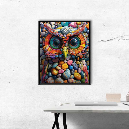 Mosaic Owl - Wooden Jigsaw Puzzle