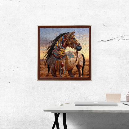 Adorned Steed - Wooden Jigsaw Puzzle