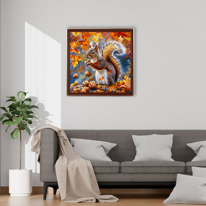 Autumn Squirrel - Wooden Jigsaw Puzzle