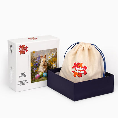 Easter Bunny - Wooden Jigsaw Puzzle