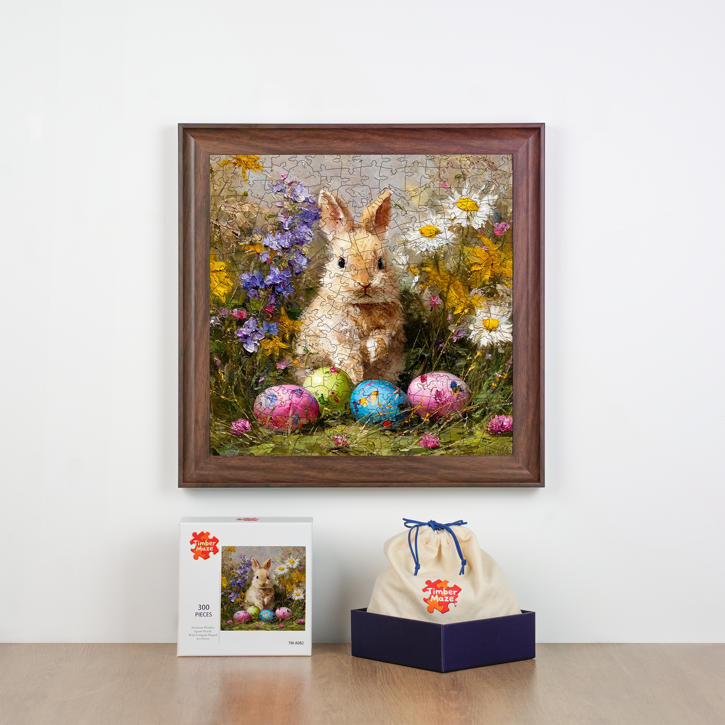 Easter Bunny - Wooden Jigsaw Puzzle