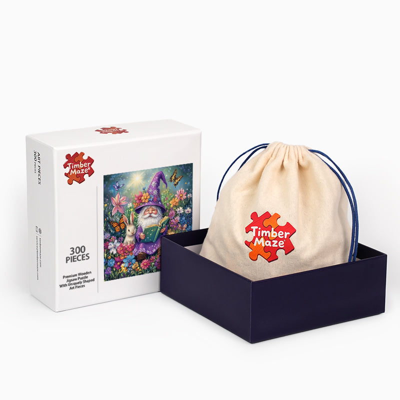 Gnome’s Garden - Wooden Jigsaw Puzzle