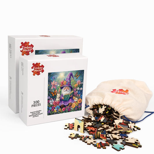 Gnome’s Garden - Wooden Jigsaw Puzzle