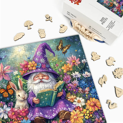 Gnome’s Garden - Wooden Jigsaw Puzzle