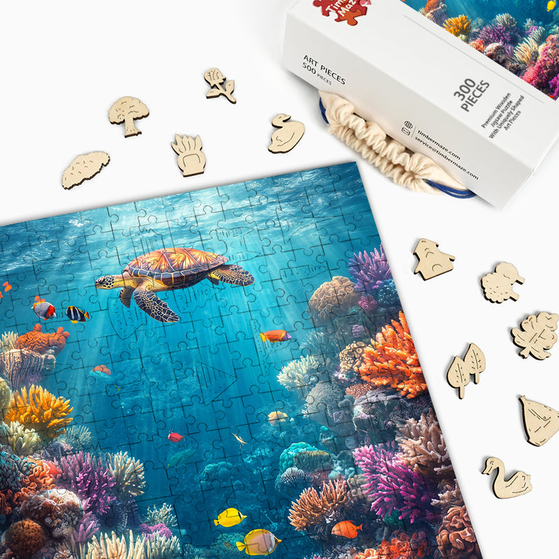 Sea Life - Wooden Jigsaw Puzzle