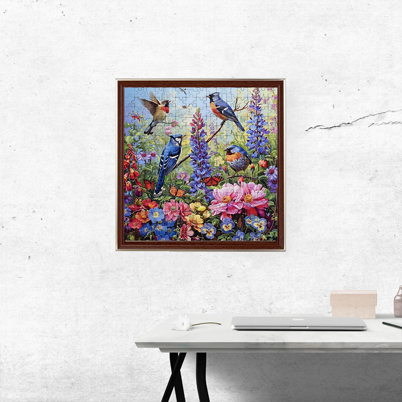 Songbird Garden - Wooden Jigsaw Puzzle