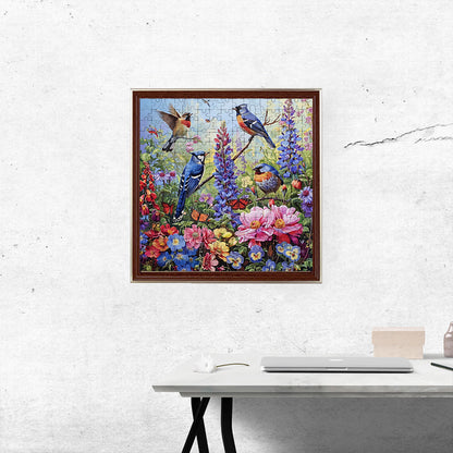 Songbird Garden - Wooden Jigsaw Puzzle