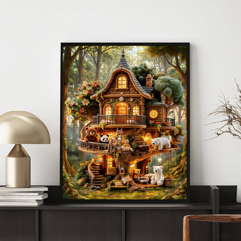 Toy Treehouse - Wooden Jigsaw Puzzle