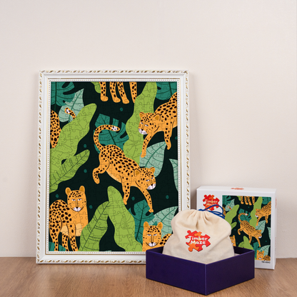 Leopard Jungle - Wooden Jigsaw Puzzle