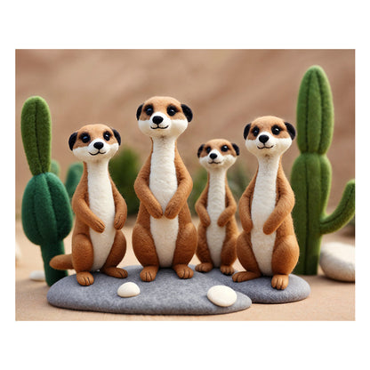 Meerkat Desert - Wooden Jigsaw Puzzle