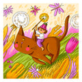 Cat Rider Fantasy - Wooden Jigsaw Puzzle
