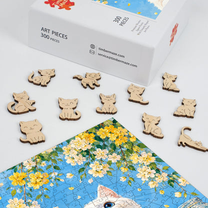 Cat’s Summer - Wooden Jigsaw Puzzle