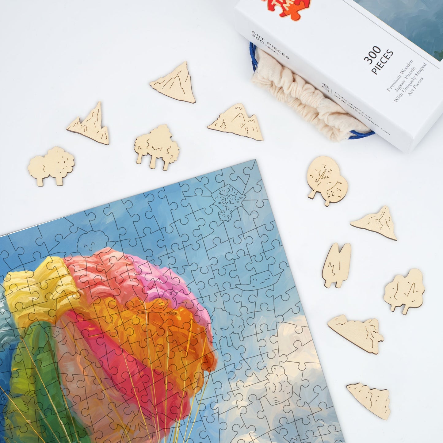 Flying Pig - Wooden Jigsaw Puzzle