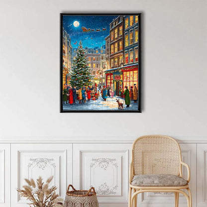 Christmas Town - Wooden Jigsaw Puzzle