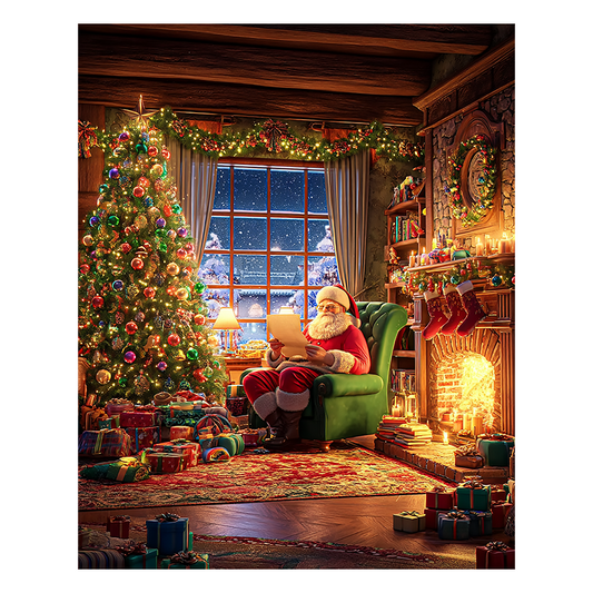 Santa's Study - Wooden Jigsaw Puzzle