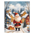 Jolly Santa in a Winter Wonderland - Wooden Jigsaw Puzzle