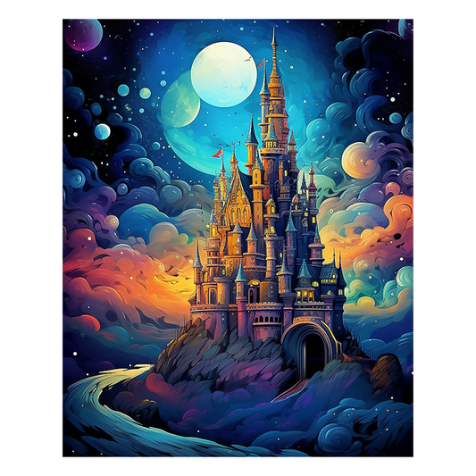 Lunar Fantasy Palace - Wooden Jigsaw Puzzle