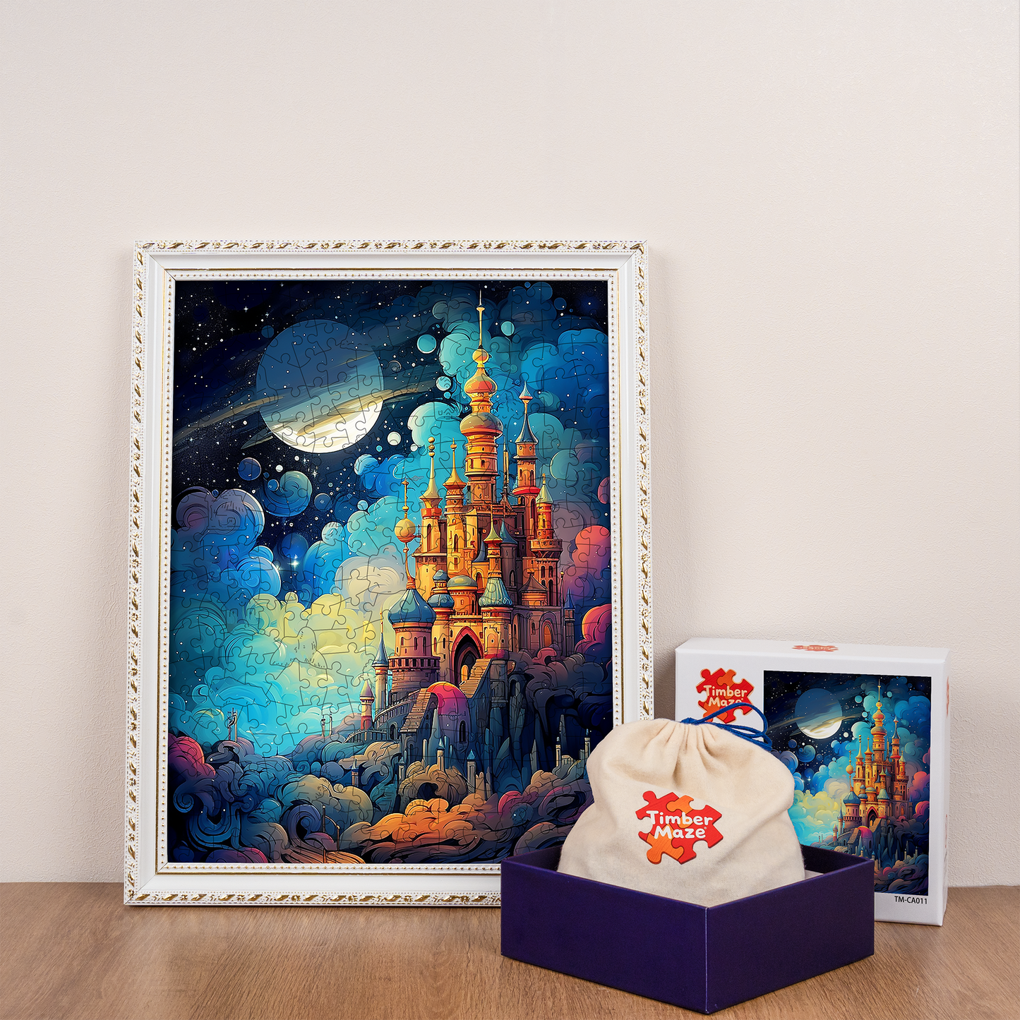 Starry Castle - Wooden Jigsaw Puzzle